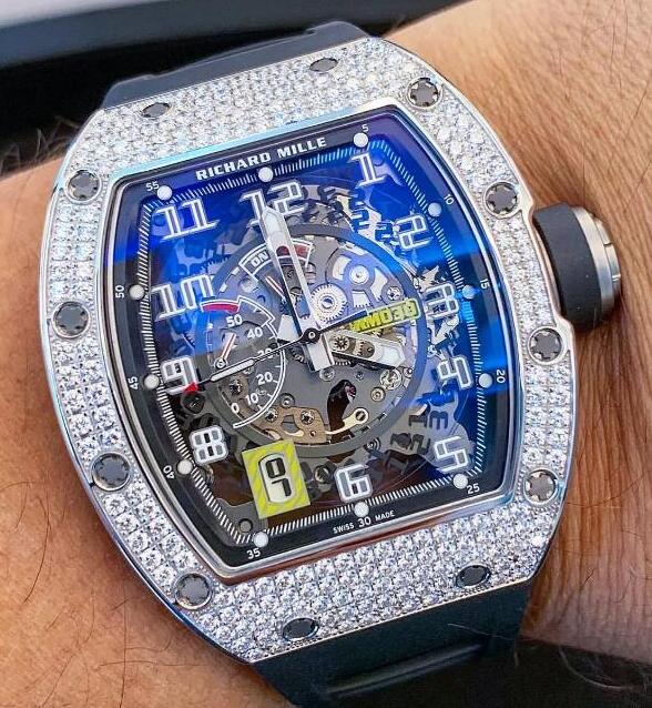 Richard Mille RM030 Diamond Titanium White Gold Automatic watches for sale